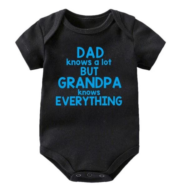 Dad Knows A Lot But Grandpa Knows Everything Onesie