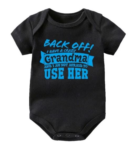 Crazy Grandma Onesie (Multiple Colors)