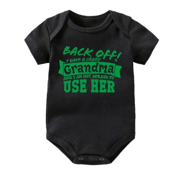 Crazy Grandma Onesie (Multiple Colors)