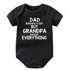Dad Knows A Lot But Grandpa Knows Everything Onesie