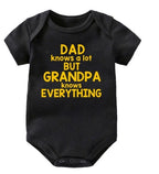 Dad Knows A Lot But Grandpa Knows Everything Onesie