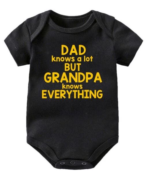 Dad Knows A Lot But Grandpa Knows Everything Onesie