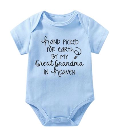 Hand Picked By My Great Grandma Onesie (Multiple Colors)