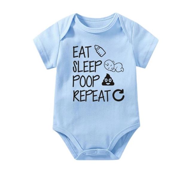 Eat Sleep Poop Repeat Onesie