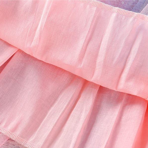 Rainbow Mesh Tutu Dress