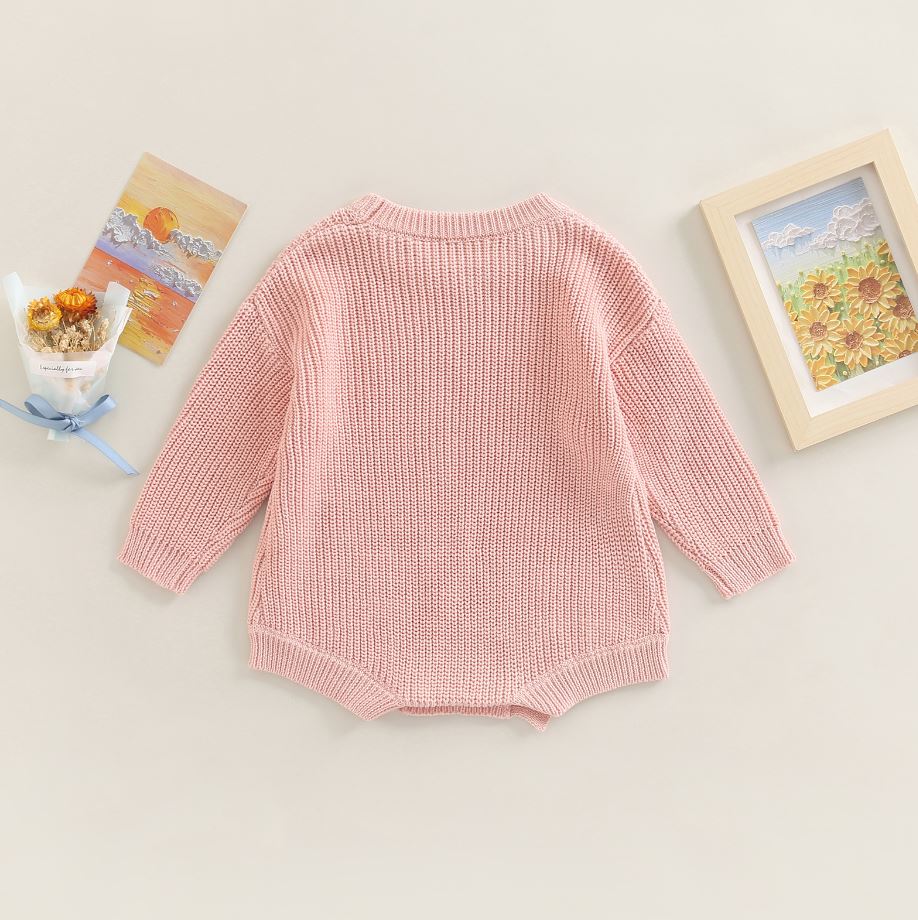 Solid Knitted Jaycee Onesie