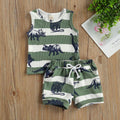 Dinosaur Tank Top and Shorts Set