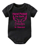 Hand Picked Grandma Angel Wing Onesie