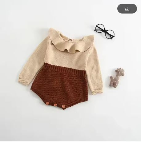 Chic Knitted Romper