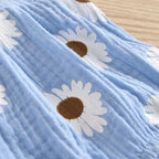 Shoulder Tie Daisy Romper