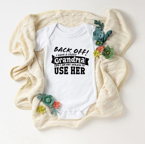 Crazy Grandma Onesie (Multiple Colors)