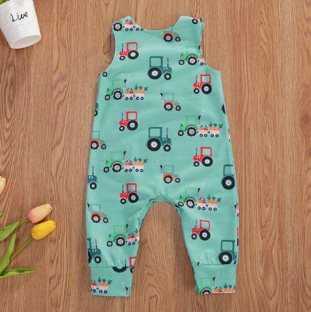 Little Farmer Tractor Romper (2 Patterns)
