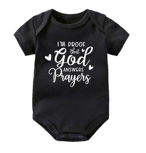 I'm Proof That God Answers Prayers Onesie