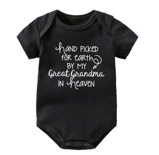 Hand Picked By My Great Grandma Onesie (Multiple Colors)
