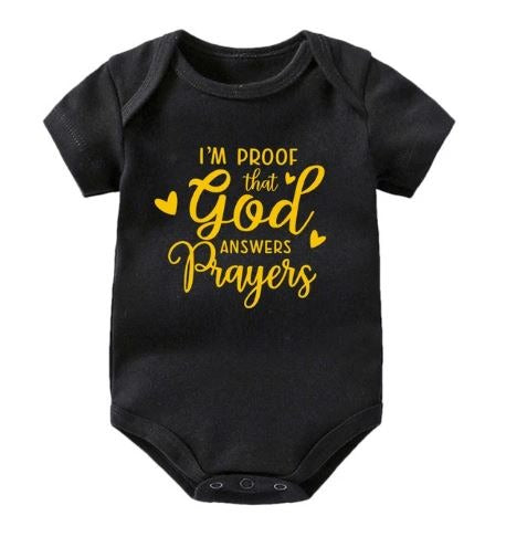 I'm Proof That God Answers Prayers Onesie