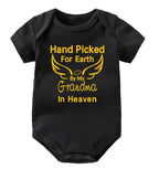 Hand Picked Grandma Angel Wing Onesie