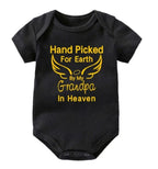Hand Picked Grandma Angel Wing Onesie