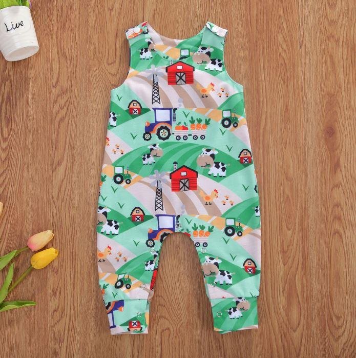 Little Farmer Tractor Romper (2 Patterns)