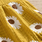 Shoulder Tie Daisy Romper