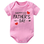 Happy 1st Father's Day Onesie