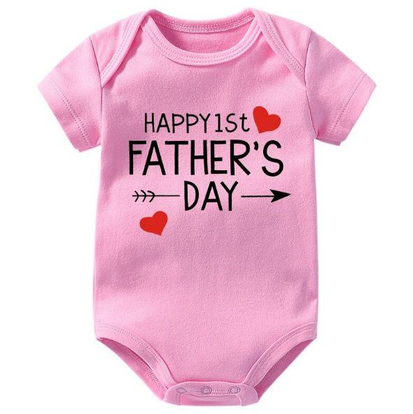 Happy 1st Father's Day Onesie