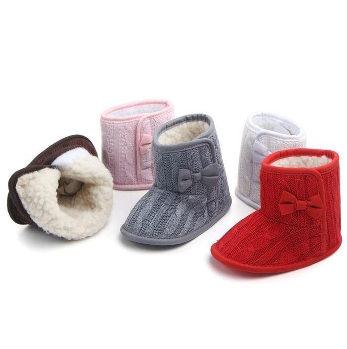Bow-knot Knitted Boots