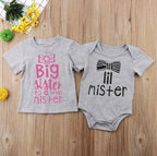 Matching Sibling Big Sister to a Little Mister T-shirt & Onesie