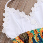 Sunflower Lace Romper