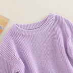 Solid Knitted Jaycee Onesie