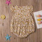 Frilled Floral Romper