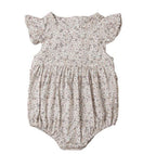 Frilled Floral Romper