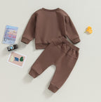 Embroidered Bear Sweater & Pants