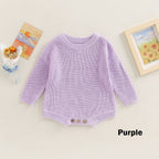 Solid Knitted Jaycee Onesie