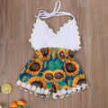 Sunflower Lace Romper