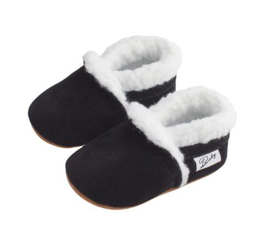 Plush Baby Moccasins