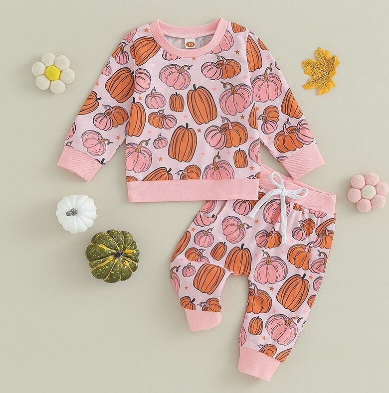 Fall Pumpkin Top & Pants