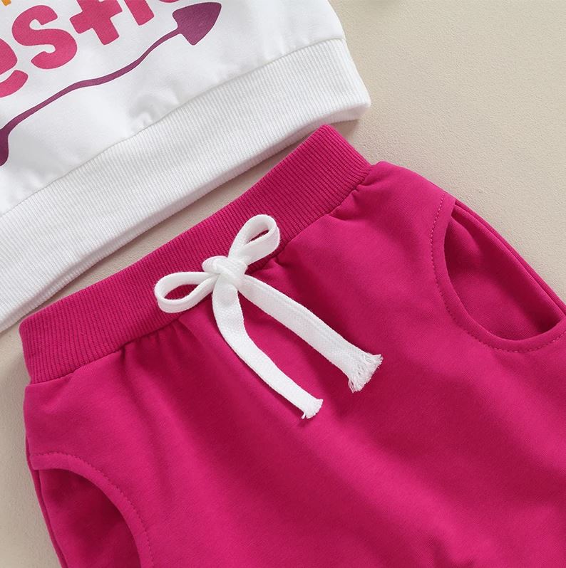 Mama's Bestie Heart Outfit