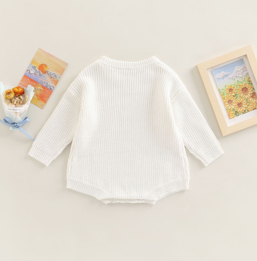 Solid Knitted Jaycee Onesie