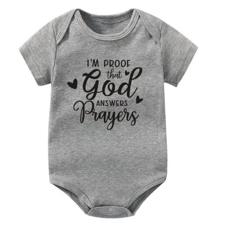I'm Proof That God Answers Prayers Onesie