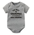 The Best Grandmas Get Promoted To Great Grandma Onesie