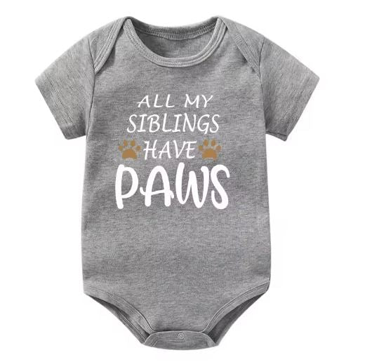 All My Siblings Have Paws Onesie