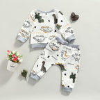 Dinosaur Ribbed Top & Pants Outfit