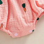 Cinched Summer Fruit Romper & Headband