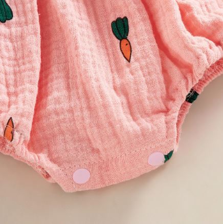 Cinched Summer Fruit Romper & Headband