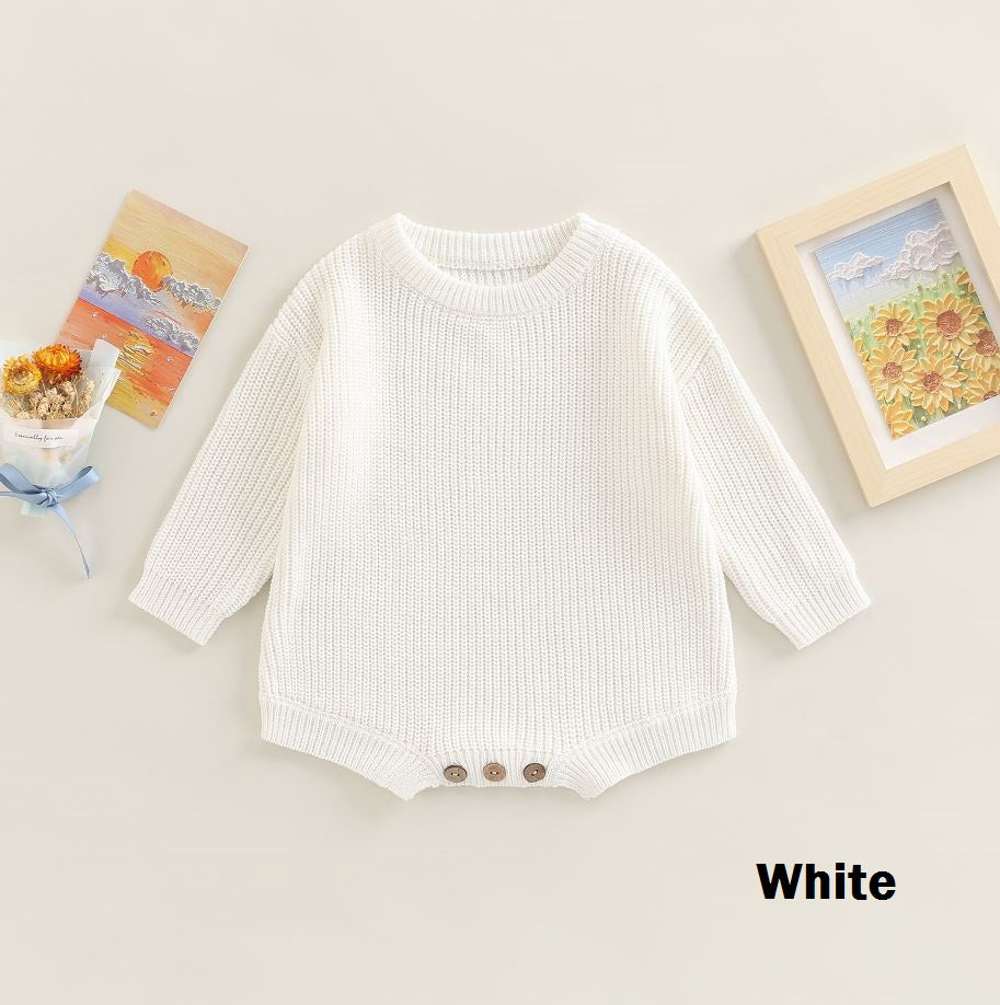 Solid Knitted Jaycee Onesie