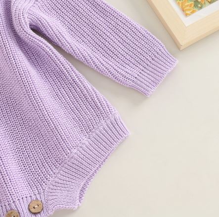 Solid Knitted Jaycee Onesie