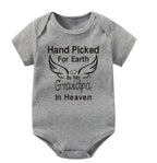 Hand Picked Grandma Angel Wing Onesie