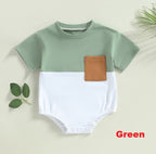 Two Tone Pocket Onesie