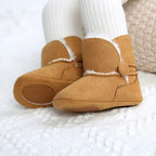 Solid Plush Boots