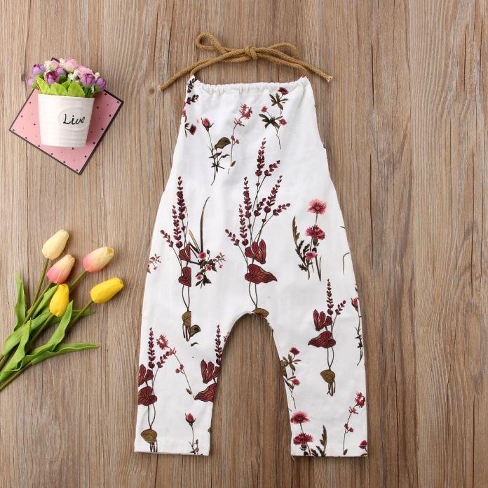 Floral Halter Romper